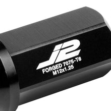Load image into Gallery viewer, J2 Engineering Lug Nuts (M12 x 1.25) 20 Piece Set With Open End - Black / Blue / Red Alternate Image