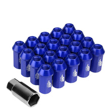 Load image into Gallery viewer, J2 Engineering Lug Nuts (M12 x 1.25) 20 Piece Set With Open End - Black / Blue / Red Alternate Image