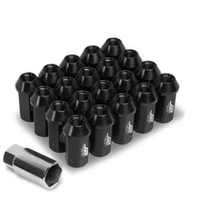 Load image into Gallery viewer, J2 Engineering Lug Nuts (M12 x 1.25) 20 Piece Set With Open Knurled or Smooth End for Acorn / Conical Wheels - Black / Blue / Gold / Red / Silver Alternate Image