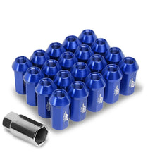 Load image into Gallery viewer, J2 Engineering Lug Nuts (M12 x 1.25) 20 Piece Set With Open Knurled or Smooth End for Acorn / Conical Wheels - Black / Blue / Gold / Red / Silver Alternate Image