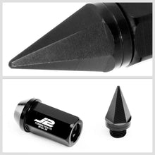 Load image into Gallery viewer, J2 Engineering Spike Lug Nuts (M12 x 1.25) 20 Piece Set With Open End - Black / Blue / Red (Copy) Alternate Image