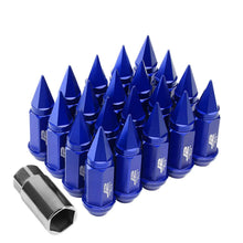Load image into Gallery viewer, J2 Engineering Spike Lug Nuts (M12 x 1.25) 20 Piece Set With Open End - Black / Blue / Red (Copy) Alternate Image