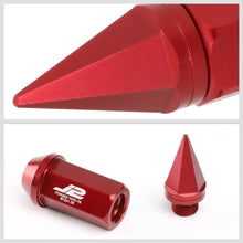 Load image into Gallery viewer, J2 Engineering Spike Lug Nuts (M12 x 1.25) 20 Piece Set With Open End - Black / Blue / Red (Copy) Alternate Image