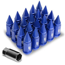 Load image into Gallery viewer, J2 Engineering Spiked Lug Nuts (M12 x 1.50) 20 Piece Open End and Spiked Cap Set - Black / Blue / Gold / Red / Silver Alternate Image