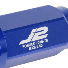 Load image into Gallery viewer, J2 Engineering Spiked Lug Nuts (M12 x 1.50) 20 Piece Open End and Spiked Cap Set - Black / Blue / Gold / Red / Silver Alternate Image