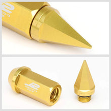 Load image into Gallery viewer, J2 Engineering Spiked Lug Nuts (M12 x 1.50) 20 Piece Open End and Spiked Cap Set - Black / Blue / Gold / Red / Silver Alternate Image