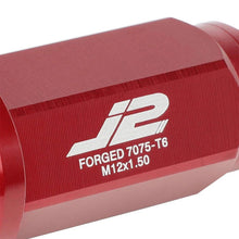 Load image into Gallery viewer, J2 Engineering Spiked Lug Nuts (M12 x 1.50) 20 Piece Open End and Spiked Cap Set - Black / Blue / Gold / Red / Silver Alternate Image