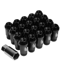 Load image into Gallery viewer, J2 Engineering Lug Nuts (M12 x 1.25) 20 Piece Set With Open Knurled End - Black / Blue / Red Alternate Image