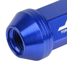 Load image into Gallery viewer, J2 Engineering Lug Nuts (M12 x 1.25) 20 Piece Set With Open Knurled End - Black / Blue / Red Alternate Image