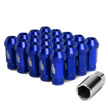 Load image into Gallery viewer, J2 Engineering Lug Nuts (M12 x 1.25) 20 Piece Set With Open Knurled End - Black / Blue / Gold / Red / Silver Alternate Image