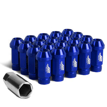 Load image into Gallery viewer, J2 Engineering Lug Nuts (M12 x 1.25) 20 Piece Set With Open Knurled End - Black / Blue / Gold / Red / Silver Alternate Image