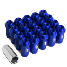 Load image into Gallery viewer, J2 Engineering Lug Nuts (M12 x 1.25) 20 Piece Set With Open Knurled End - Black / Blue / Gold / Red / Silver Alternate Image