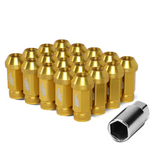 Load image into Gallery viewer, J2 Engineering Lug Nuts (M12 x 1.25) 20 Piece Set With Open Knurled End - Black / Blue / Gold / Red / Silver Alternate Image