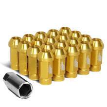 Load image into Gallery viewer, J2 Engineering Lug Nuts (M12 x 1.25) 20 Piece Set With Open Knurled End - Black / Blue / Gold / Red / Silver Alternate Image