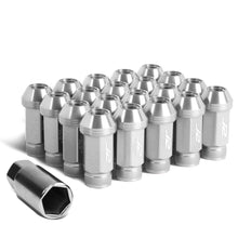 Load image into Gallery viewer, J2 Engineering Lug Nuts (M12 x 1.25) 20 Piece Set With Open Knurled End - Black / Blue / Gold / Red / Silver Alternate Image