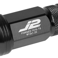 Load image into Gallery viewer, J2 Engineering Spiked Lug Nuts (M12 x 1.25) 20 Piece Set With Open Knurled End - Black / Blue / Red Alternate Image
