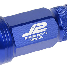 Load image into Gallery viewer, J2 Engineering Spiked Lug Nuts (M12 x 1.25) 20 Piece Set With Open Knurled End - Black / Blue / Red Alternate Image