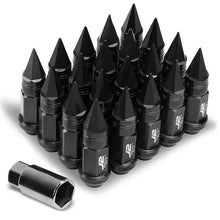Load image into Gallery viewer, J2 Engineering Spiked Lug Nuts (M12 x 1.50) 20 Piece Open End and Spiked Cap Set - Black / Blue / Gold / Red / Silver Alternate Image