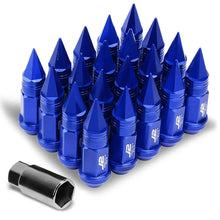 Load image into Gallery viewer, J2 Engineering Spiked Lug Nuts (M12 x 1.50) 20 Piece Open End and Spiked Cap Set - Black / Blue / Gold / Red / Silver Alternate Image