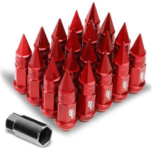 Load image into Gallery viewer, J2 Engineering Spiked Lug Nuts (M12 x 1.50) 20 Piece Open End and Spiked Cap Set - Black / Blue / Gold / Red / Silver Alternate Image