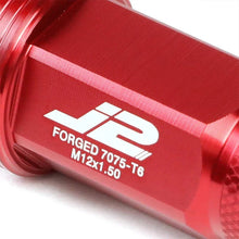 Load image into Gallery viewer, J2 Engineering Spiked Lug Nuts (M12 x 1.50) 20 Piece Open End and Spiked Cap Set - Black / Blue / Gold / Red / Silver Alternate Image