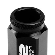 Load image into Gallery viewer, J2 Engineering Lug Nuts (M12 x 1.25) 20 Piece Set With Open Knurled End - Black / Blue / Red Alternate Image