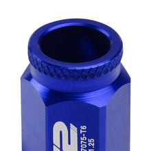 Load image into Gallery viewer, J2 Engineering Lug Nuts (M12 x 1.25) 20 Piece Set With Open Knurled End - Black / Blue / Red Alternate Image