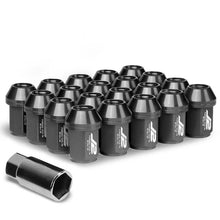Load image into Gallery viewer, J2 Engineering Lug Nuts (M12 x 1.25) 20 Piece Set With Closed End - Black / Blue Red Alternate Image