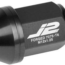 Load image into Gallery viewer, J2 Engineering Lug Nuts (M12 x 1.25) 20 Piece Set With Closed End - Black / Blue Red Alternate Image