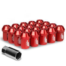 Load image into Gallery viewer, J2 Engineering Lug Nuts (M12 x 1.25) 20 Piece Set With Closed End - Black / Blue Red Alternate Image