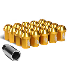 Load image into Gallery viewer, J2 Engineering Lug Nuts (M12 x 1.25) 20 Piece Set With Closed End for Acorn / Conical Wheels - Black / Blue / Gold / Red / Silver Alternate Image