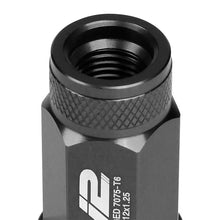 Load image into Gallery viewer, J2 Engineering Lug Nuts (M12 x 1.25) 20 Piece Set With Open Knurled End - Black / Blue / Red Alternate Image