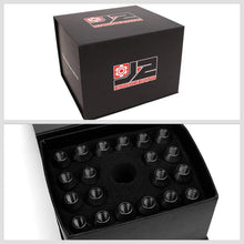 Load image into Gallery viewer, J2 Engineering Lug Nuts (M12 x 1.25) 20 Piece Set With Open Knurled End - Black / Blue / Red Alternate Image