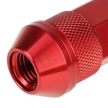 Load image into Gallery viewer, J2 Engineering Lug Nuts (M12 x 1.25) 20 Piece Set With Open Knurled End - Black / Blue / Red Alternate Image