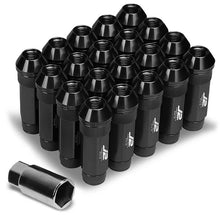 Load image into Gallery viewer, J2 Engineering Lug Nuts (M12 x 1.25) 20 Piece Set With Open Knurled or Smooth End for Acorn / Conical Wheels - Black / Blue / Gold / Red / Silver Alternate Image