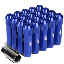 Load image into Gallery viewer, J2 Engineering Lug Nuts (M12 x 1.25) 20 Piece Set With Open Knurled End - Black / Blue / Red Alternate Image