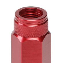 Load image into Gallery viewer, J2 Engineering Lug Nuts (M12 x 1.25) 20 Piece Set With Open Knurled End - Black / Blue / Red Alternate Image