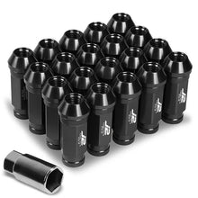 Load image into Gallery viewer, J2 Engineering Lug Nuts (M12 x 1.25) 20 Piece Set With Open Knurled or Smooth End for Acorn / Conical Wheels - Black / Blue / Gold / Red / Silver Alternate Image