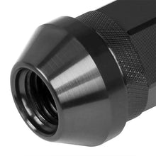 Load image into Gallery viewer, J2 Engineering Lug Nuts (M12 x 1.25) 20 Piece Set With Open Knurled or Smooth End for Acorn / Conical Wheels - Black / Blue / Gold / Red / Silver Alternate Image