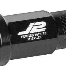 Load image into Gallery viewer, J2 Engineering Lug Nuts (M12 x 1.25) 20 Piece Set With Open Knurled End - Black / Blue / Red Alternate Image