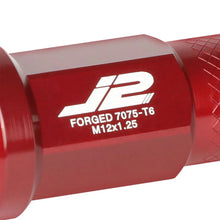 Load image into Gallery viewer, J2 Engineering Lug Nuts (M12 x 1.25) 20 Piece Set With Open Knurled End - Black / Blue / Red Alternate Image