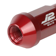 Load image into Gallery viewer, J2 Engineering Lug Nuts (M12 x 1.25) 20 Piece Set With Open Knurled End - Black / Blue / Red Alternate Image