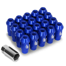 Load image into Gallery viewer, J2 Engineering Lug Nuts (M12 x 1.25) 20 Piece Set With Open Knurled or Smooth End for Acorn / Conical Wheels - Black / Blue / Gold / Red / Silver Alternate Image