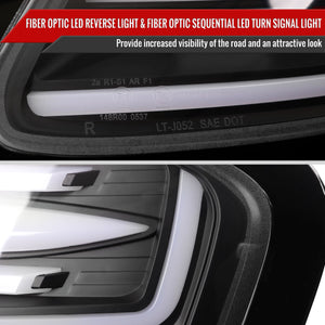 Spec-D Full LED Tail Lights Porsche Boxster 986 (1998-2004) Black Housing w/ White LED Bar