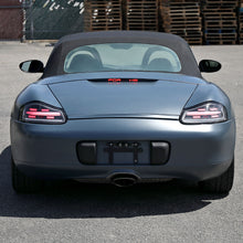 Load image into Gallery viewer, Spec-D Full LED Tail Lights Porsche Boxster 986 (1998-2004) Black Housing w/ White LED Bar Alternate Image