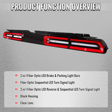 Load image into Gallery viewer, Spec-D LED Tail Lights for Dodge Challenger (2008-2014) Flowing Sequential Turn Signals - Clear or Red Lens - Clear Lens Alternate Image