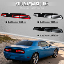 Load image into Gallery viewer, Spec-D LED Tail Lights for Dodge Challenger (2008-2014) Flowing Sequential Turn Signals - Clear or Red Lens - Clear Lens Alternate Image