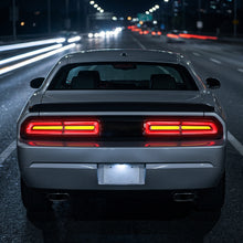 Load image into Gallery viewer, Spec-D LED Tail Lights for Dodge Challenger (2008-2014) Flowing Sequential Turn Signals - Clear or Red Lens - Clear Lens Alternate Image