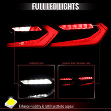 Load image into Gallery viewer, Spec-D LED Tail Lights for Chevy Camaro (2014-2015) C8 Style with Sequential Turn Signals - Clear or Smoked Lens - Clear Lens Alternate Image