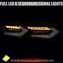 Load image into Gallery viewer, Spec-D LED Tail Lights for Chevy Camaro (2019-2023) C8 Style with Sequential Turn Signals - Clear or Smoked Lens - Clear Lens Alternate Image
